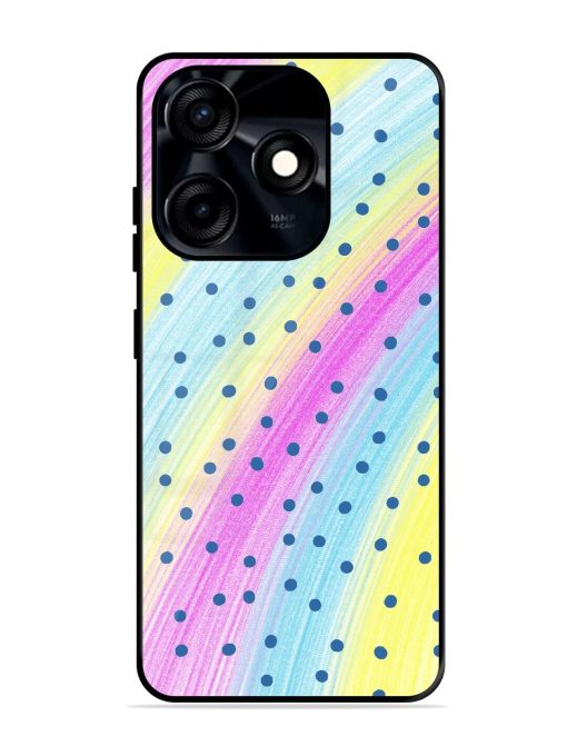 Polka Dot Paradise Glossy Soft Edge Case for Tecno Spark 10C Chachhi