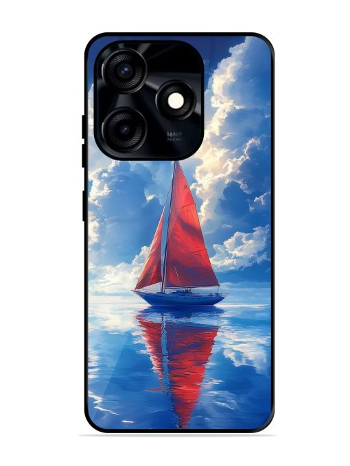 Crimson Sails Glossy Soft Edge Case for Tecno Spark 10C Chachhi