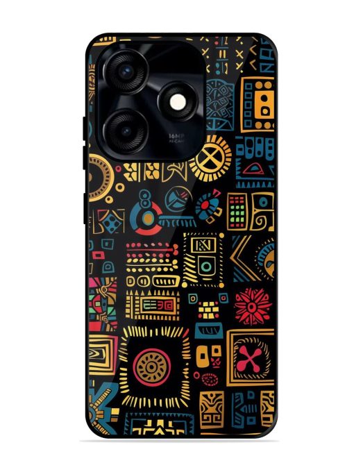 Tribal Tapestry Glossy Soft Edge Case for Tecno Spark 10C Chachhi