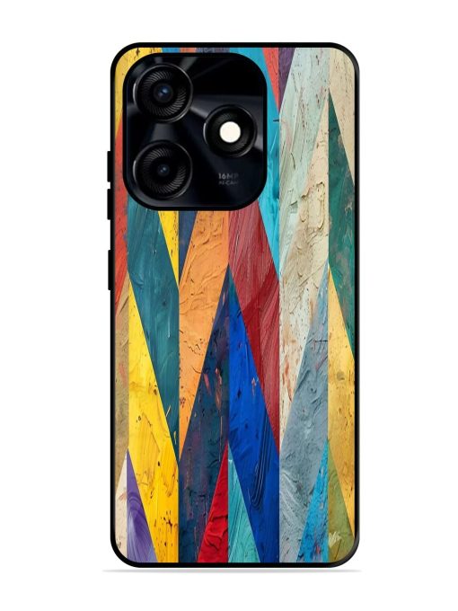 Abstract Tapestry Glossy Soft Edge Case for Tecno Spark 10C Chachhi