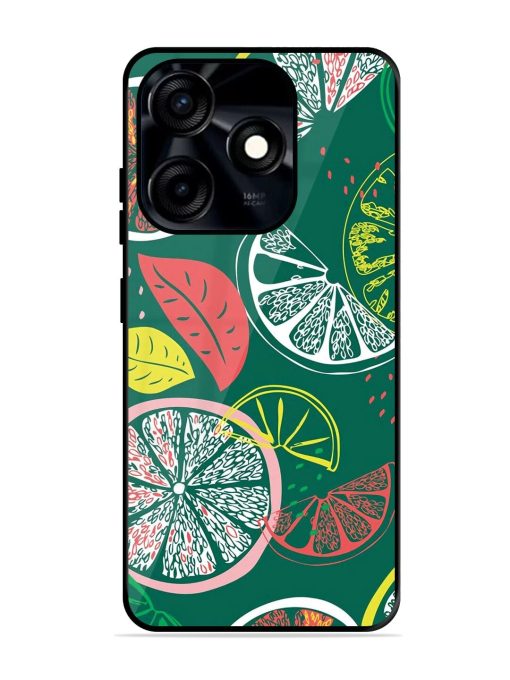 Citrus Symphony Glossy Soft Edge Case for Tecno Spark 10C Chachhi