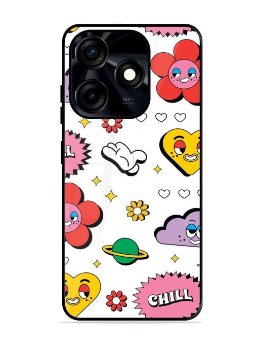 Whimsical Wonderland Glossy Soft Edge Case for Tecno Spark 10C Chachhi