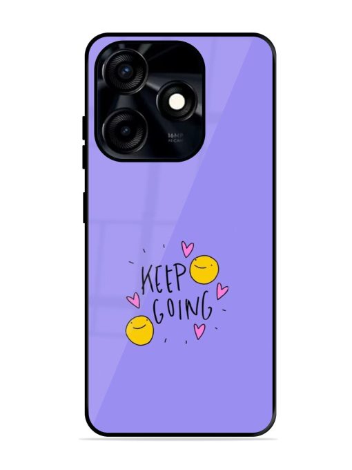 Smiling Through It All Glossy Soft Edge Case for Tecno Spark 10C Chachhi