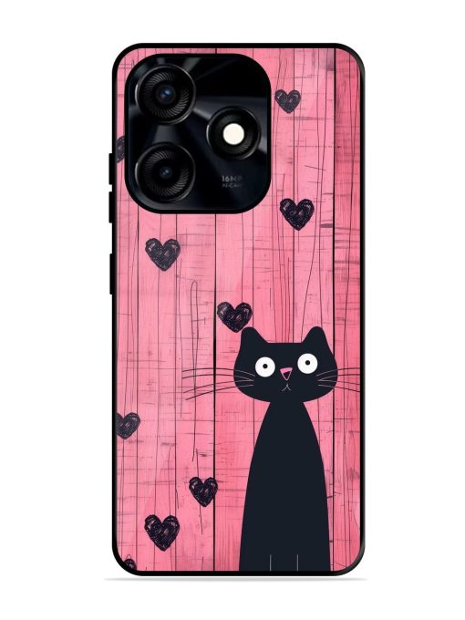 Feline Valentine'S Day Glossy Soft Edge Case for Tecno Spark 10C Chachhi