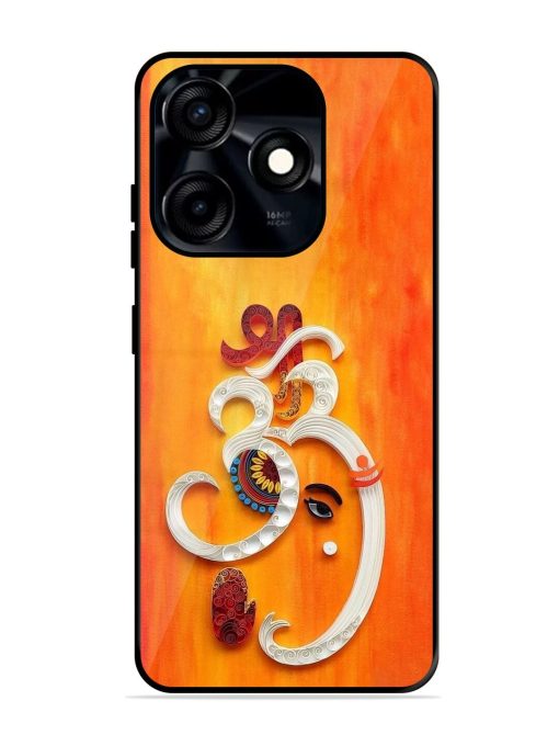 Ganesha In Quilling Art Glossy Soft Edge Case for Tecno Spark 10C Chachhi