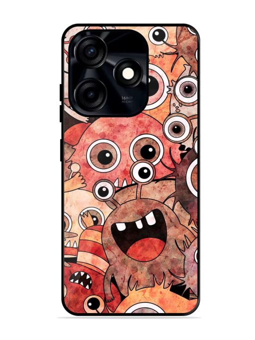 Monster Mash Glossy Soft Edge Case for Tecno Spark 10C Chachhi