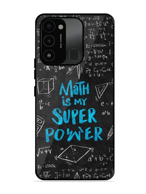 Math Magic Glossy Soft Edge Case for Tecno Spark 8C Chachhi