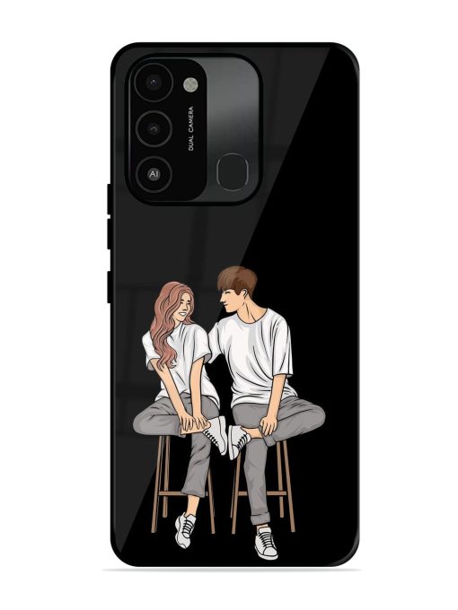 Soulful Connection Glossy Soft Edge Case for Tecno Spark 8C Chachhi