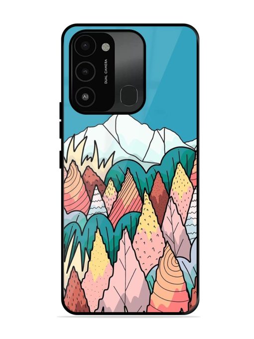 Mountain Dreamscape Glossy Soft Edge Case for Tecno Spark 8C Chachhi