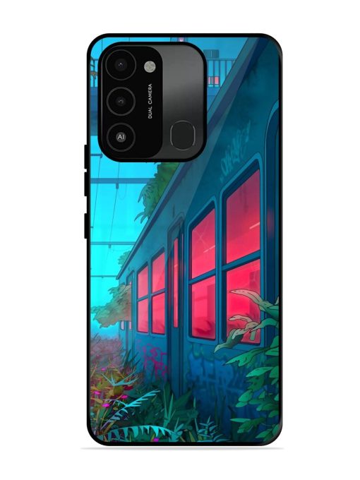 Urban Jungle Glossy Soft Edge Case for Tecno Spark 8C Chachhi