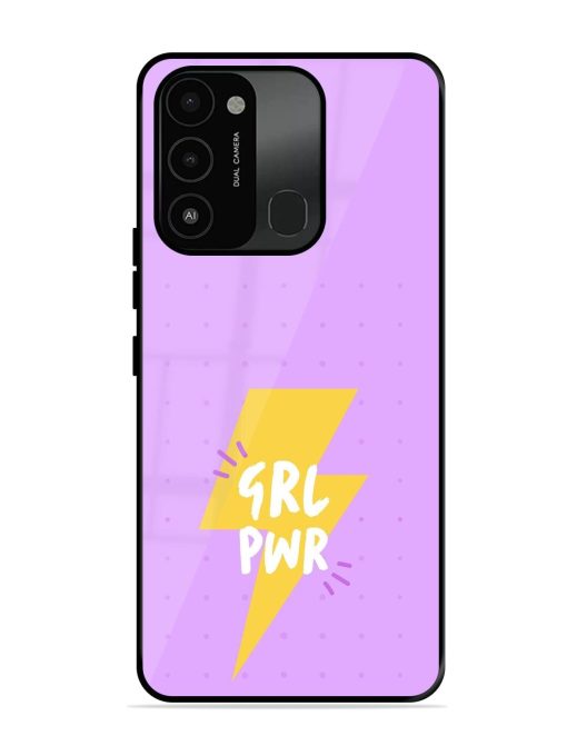 Girl Power Spark Glossy Soft Edge Case for Tecno Spark 8C Chachhi