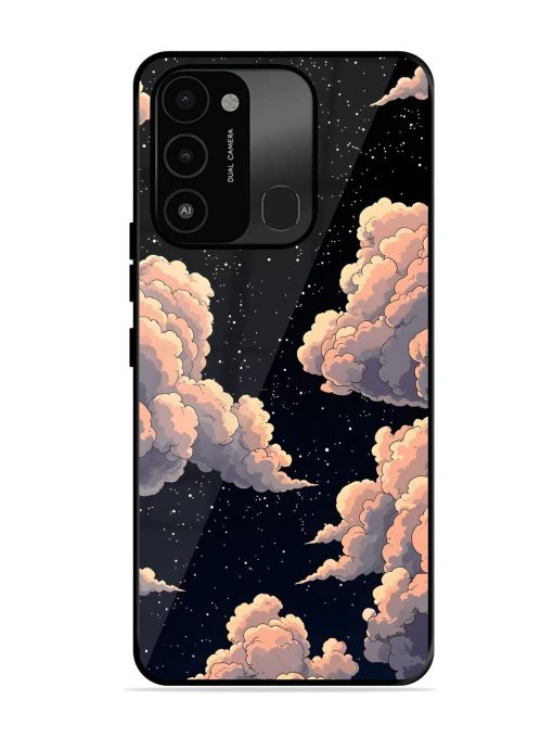 Starry Night Dreams Glossy Soft Edge Case for Tecno Spark 8C Chachhi