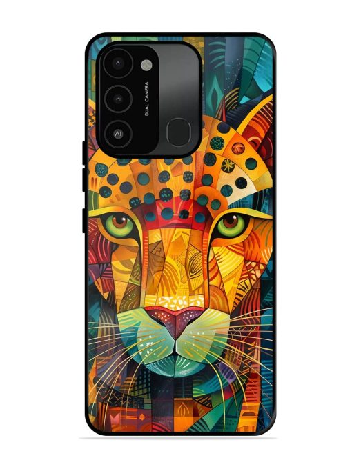 Mosaic Majesty Glossy Soft Edge Case for Tecno Spark 8C Chachhi