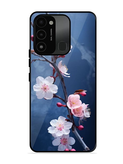 Delicate Blossoms Glossy Soft Edge Case for Tecno Spark 8C Chachhi