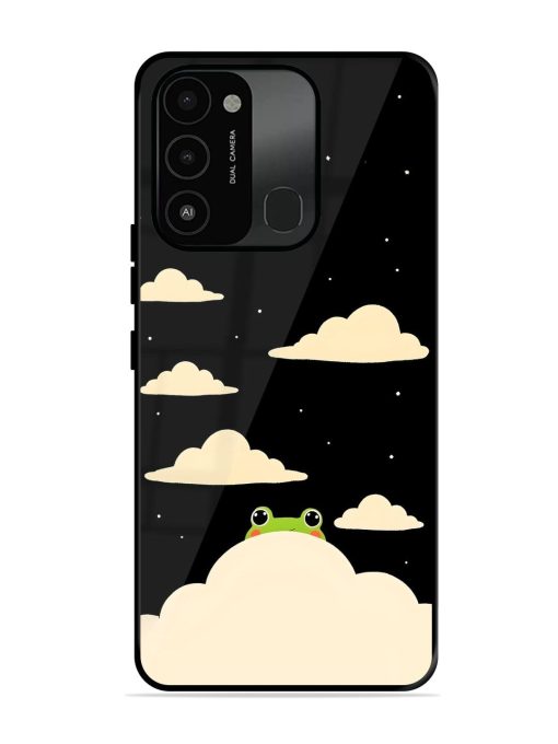 Froggy Night Sky Glossy Soft Edge Case for Tecno Spark 8C Chachhi