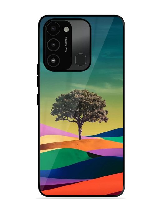 Rainbow'S Lone Sentinel Glossy Soft Edge Case for Tecno Spark 8C Chachhi