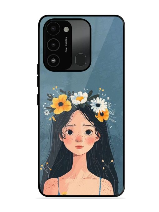 Gurl Art Glossy Soft Edge Case for Tecno Spark 8C Chachhi