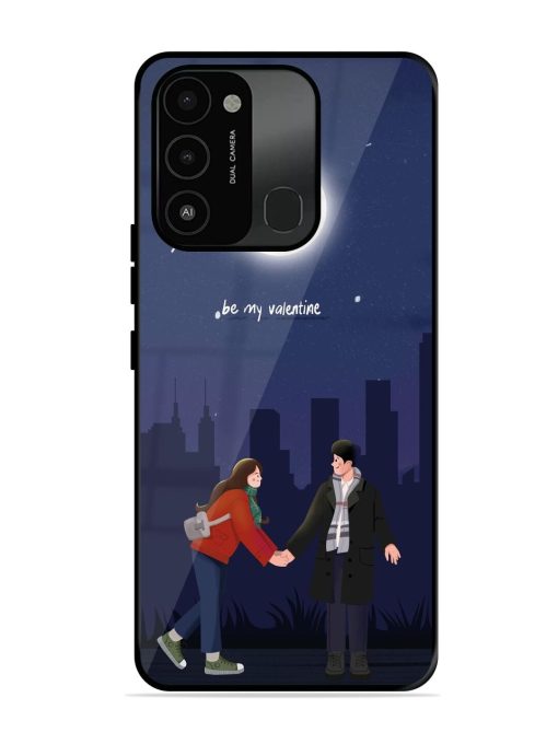 Moonlight Proposal Glossy Soft Edge Case for Tecno Spark 8C Chachhi