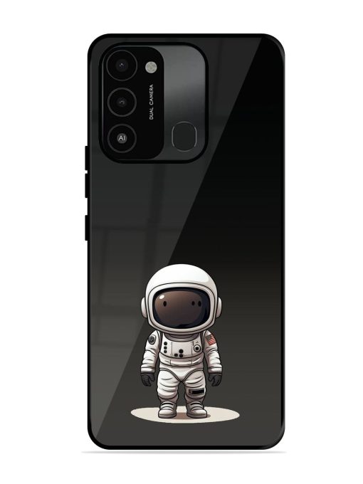 Neon Astronaut Glossy Soft Edge Case for Tecno Spark 8C Chachhi