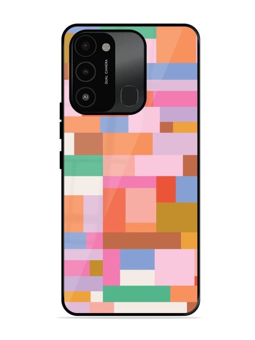 Colorful Chaos Glossy Soft Edge Case for Tecno Spark 8C Chachhi