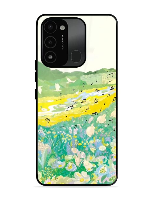 Melody In Bloom Glossy Soft Edge Case for Tecno Spark 8C Chachhi