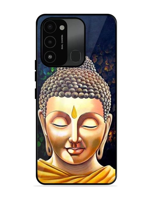 Buddha Face Glossy Soft Edge Case for Tecno Spark 8C Chachhi