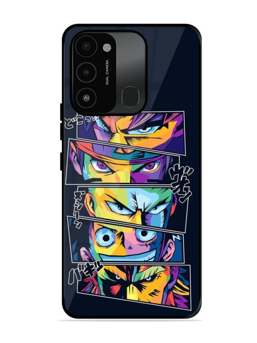 One Piece Powerhouse Glossy Soft Edge Case for Tecno Spark 8C Chachhi