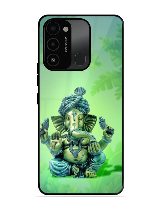 Ganesha, The Remover Of Obstacles Glossy Soft Edge Case for Tecno Spark 8C