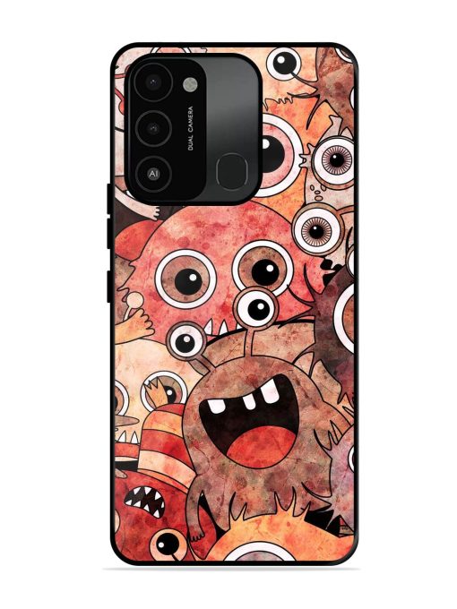 Monster Mash Glossy Soft Edge Case for Tecno Spark 8C Chachhi