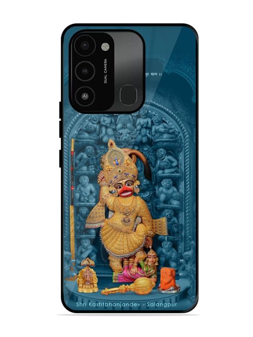 Divine Grace Of Shri Kashtabhanjandev Glossy Soft Edge Case for Tecno Spark 8C Chachhi