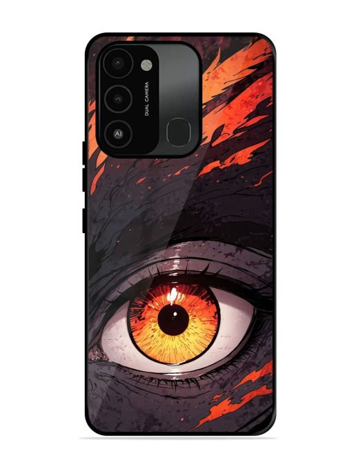 Inferno Gaze Glossy Soft Edge Case for Tecno Spark Go (2022) Chachhi