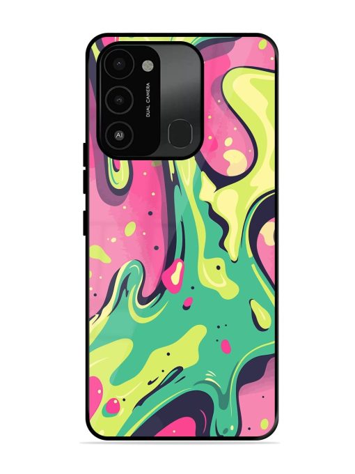 Gooey Grooves Glossy Soft Edge Case for Tecno Spark Go (2022) Chachhi