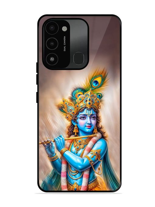 Divine Krishna Glossy Soft Edge Case for Tecno Spark Go (2022) Chachhi