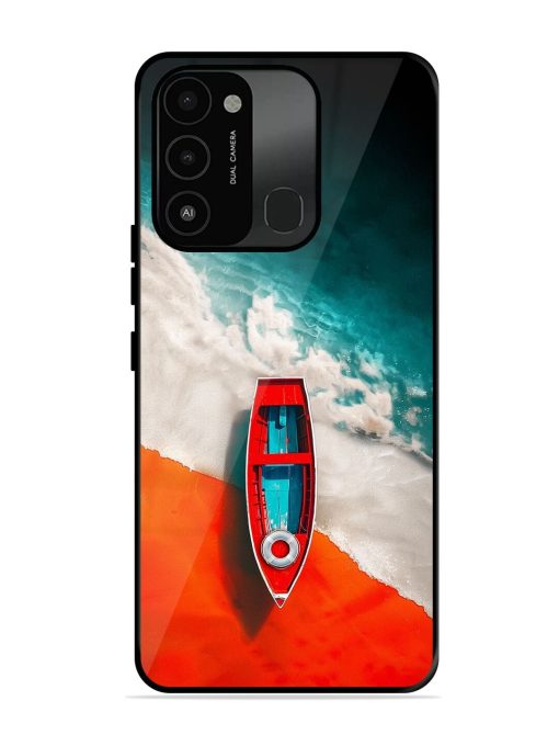 Crimson Tide Glossy Soft Edge Case for Tecno Spark Go (2022) Chachhi