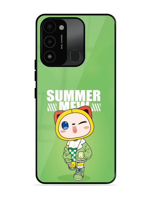 Purrfect Summer Glossy Soft Edge Case for Tecno Spark Go (2022) Chachhi