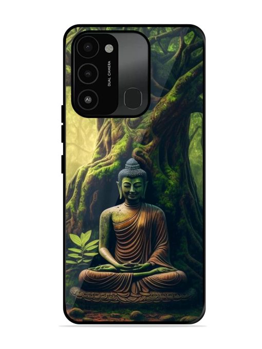 Green Buddha Art Glossy Soft Edge Case for Tecno Spark Go (2022) Chachhi