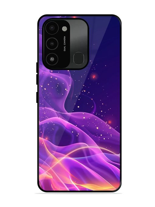 Cosmic Currents Glossy Soft Edge Case for Tecno Spark Go (2022) Chachhi