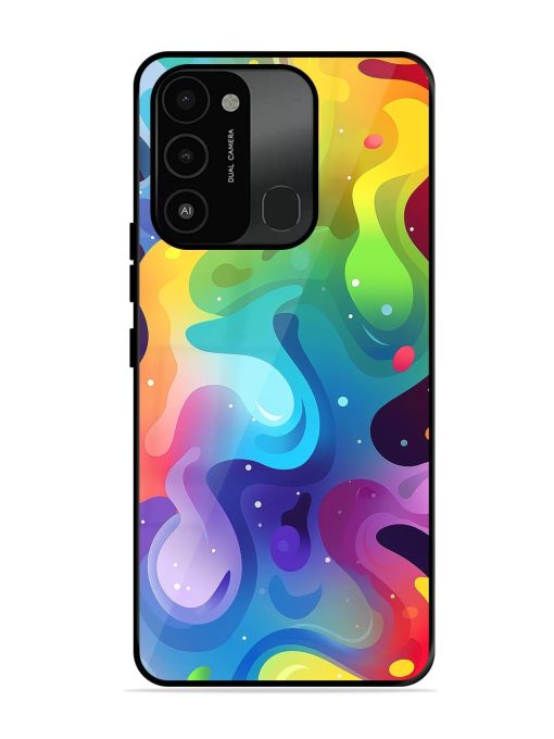 Rainbow River Glossy Soft Edge Case for Tecno Spark Go (2022) Chachhi