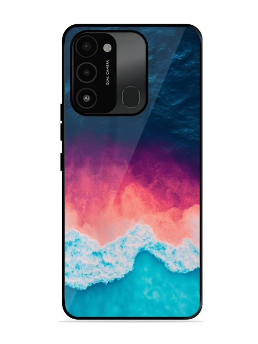 Where The Ocean Meets The Sky Glossy Soft Edge Case for Tecno Spark Go (2022) Chachhi