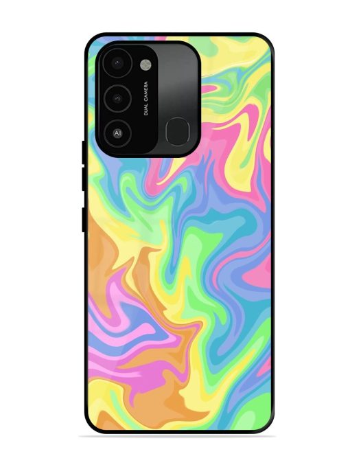 Whimsical Swirl Glossy Soft Edge Case for Tecno Spark Go (2022) Chachhi