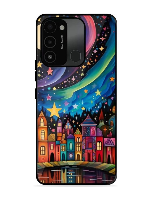 Starlit Village Glossy Soft Edge Case for Tecno Spark Go (2022)