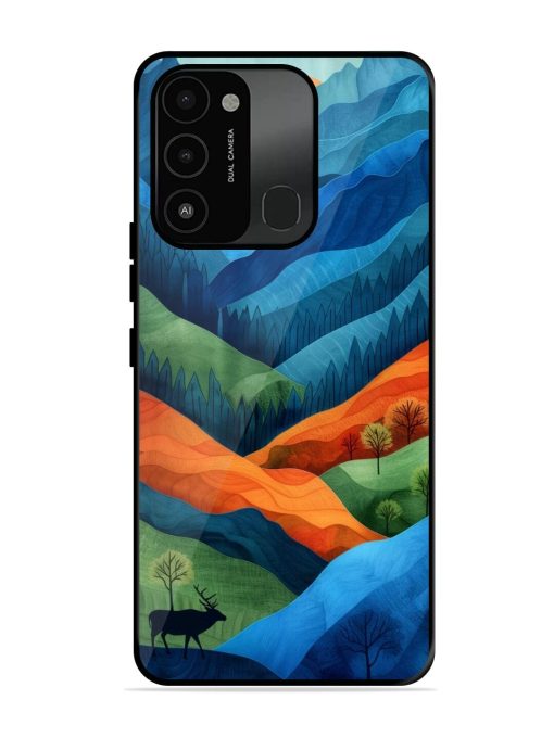 Layers Of The Land Glossy Soft Edge Case for Tecno Spark Go (2022)