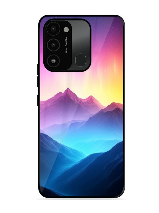 Cosmic Mountains Glossy Soft Edge Case for Tecno Spark Go (2022) Chachhi