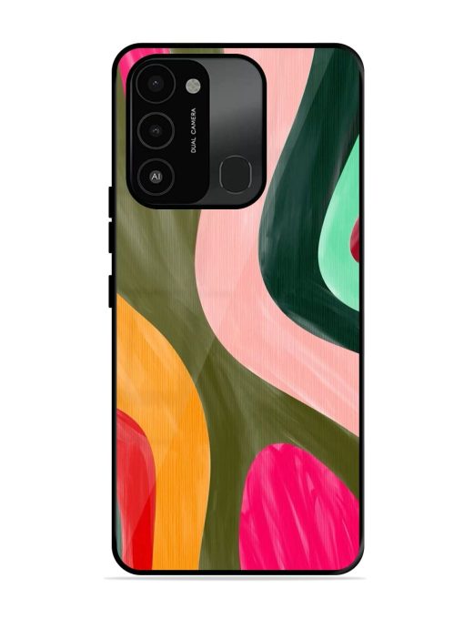 Wavy Wonderland Glossy Soft Edge Case for Tecno Spark Go (2022) Chachhi