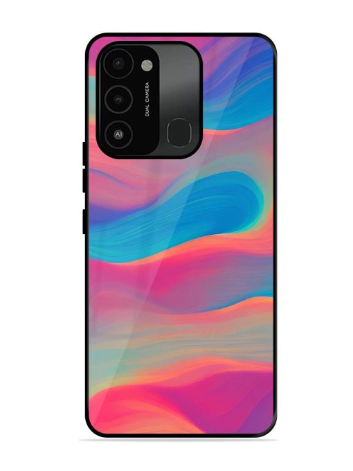 Wavy Wonder Glossy Soft Edge Case for Tecno Spark Go (2022) Chachhi