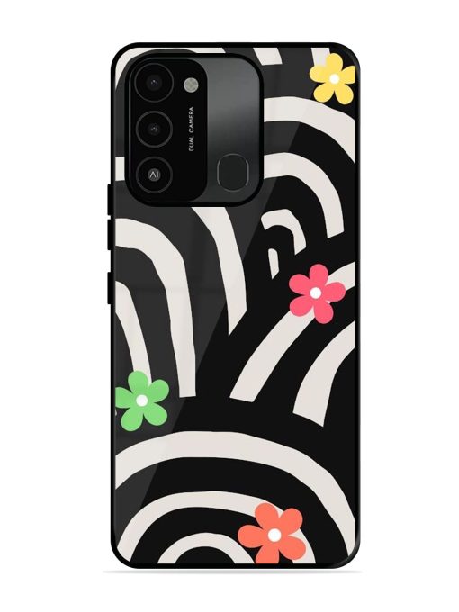 Rainbow Arcs Glossy Soft Edge Case for Tecno Spark Go (2022) Chachhi