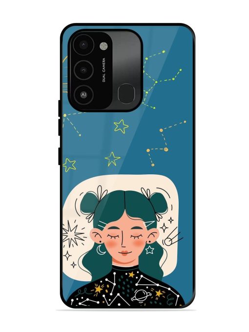 Cosmic Daydreamer Glossy Soft Edge Case for Tecno Spark Go (2022) Chachhi