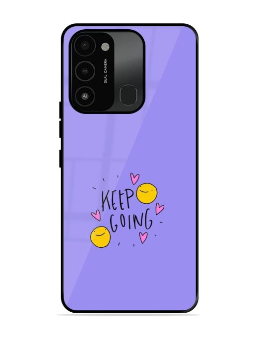 Smiling Through It All Glossy Soft Edge Case for Tecno Spark Go (2022) Chachhi