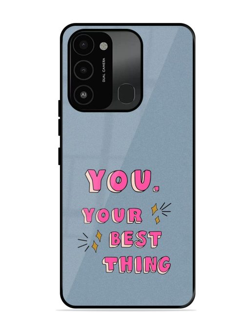 Self-Love Sparkles Glossy Soft Edge Case for Tecno Spark Go (2022)