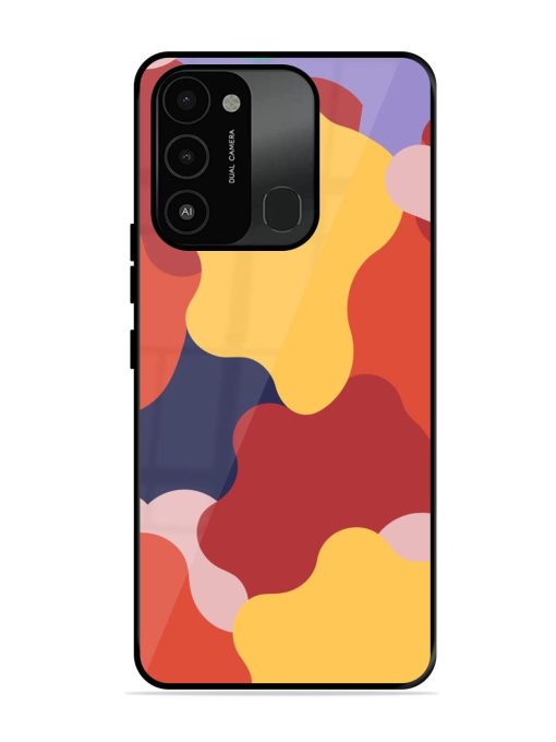 Gooey Color Chaos Glossy Soft Edge Case for Tecno Spark Go (2022) Chachhi